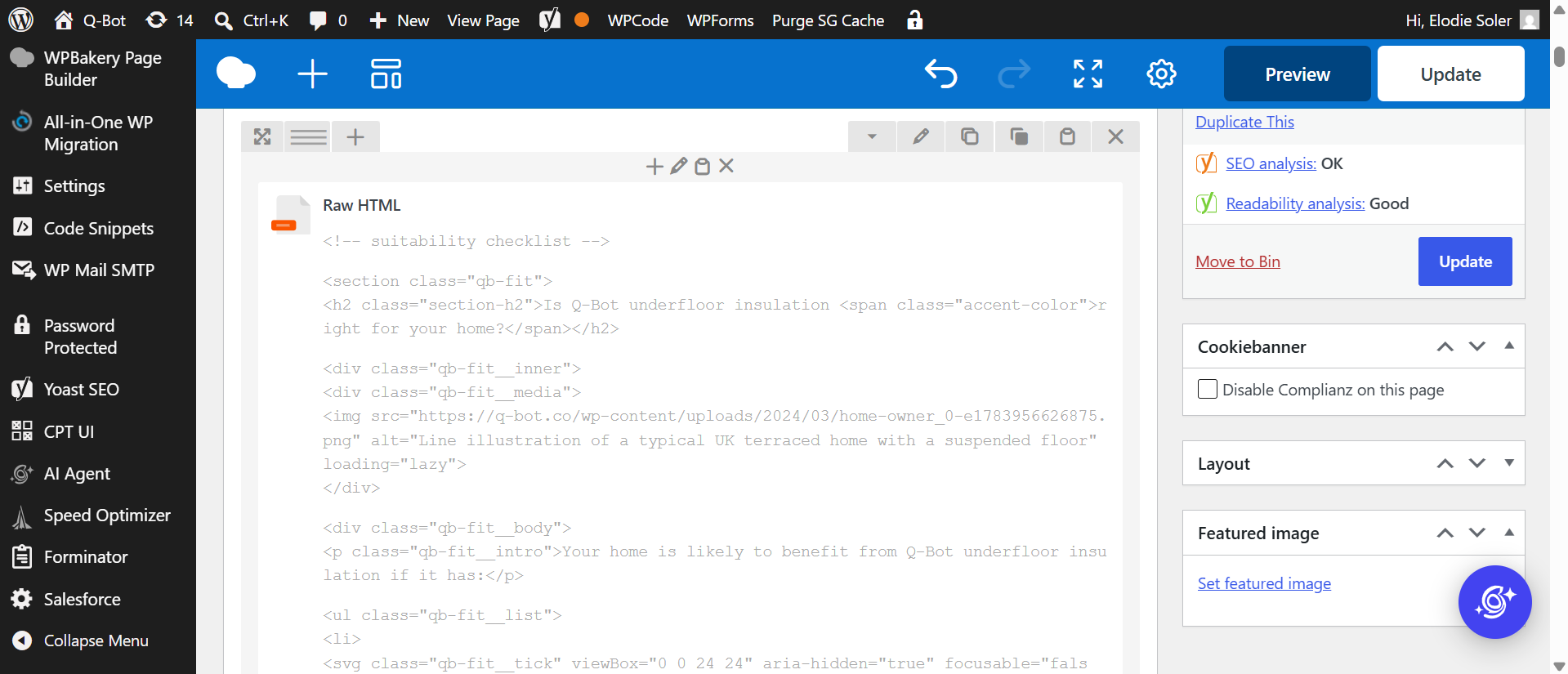 Homepage in wordpress
